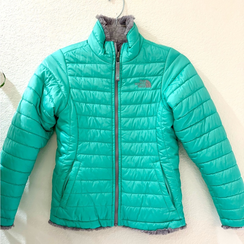 Girls North Face reversible jacket